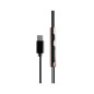 Auriculares muvit m1c usb tipo c negro
