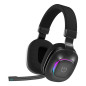 Auriculares gaming hiditec vortex argb inalambrico negro