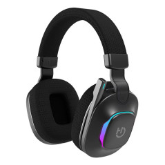 Hiditec VORTEX Auricolare Con cavo e senza cavo A Padiglione Gaming USB tipo-C Bluetooth Nero