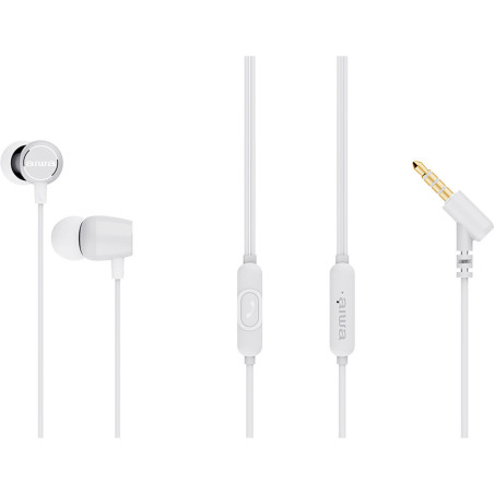 Auricular aiwa estm - 30wt jack 3.5mm blanco