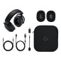 Auriculares gaming logitech g pro x 2 inalmbricos con lightspeed negros