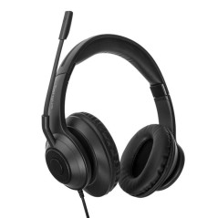 Targus AEH102GL cuffia e auricolare Cablato A Padiglione Musica e Chiamate USB tipo A Nero