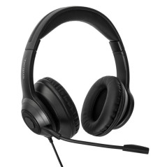 Targus AEH102GL cuffia e auricolare Cablato A Padiglione Musica e Chiamate USB tipo A Nero