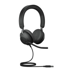 Jabra 24189-989-999 cuffia e auricolare Cablato A Padiglione Musica e Chiamate USB tipo A Nero