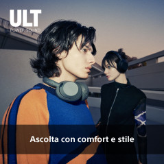 Sony ULT WEAR - Cuffie Bluetooth Wireless con ULT POWER SOUND, bassi profondi, Noise Cancelling, ottima qualità delle chiamate,