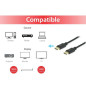 Cable displayport 8k equip 3m -  macho - macho -  negro