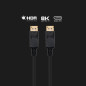Cable ewent displayport v1.4 - 8k - 60hz - 2m