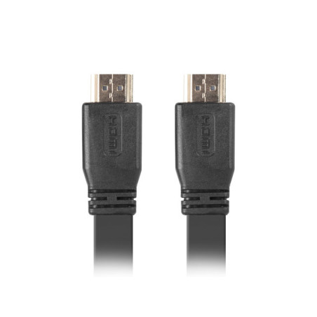 Cable hdmi lanberg macho - macho v2.0 4k plano 5m negro