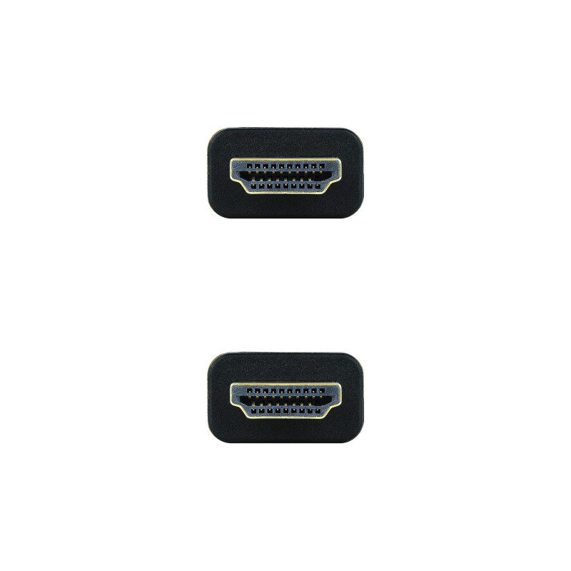 Cable hdmi nanocable v2.0 4k@60hz 18 gbps con repetidor a - m - a - m negro 15 m