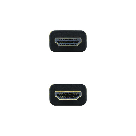 Nanocable 10.15.3715 cavo HDMI 15 m HDMI tipo A (Standard) Nero, Rosa