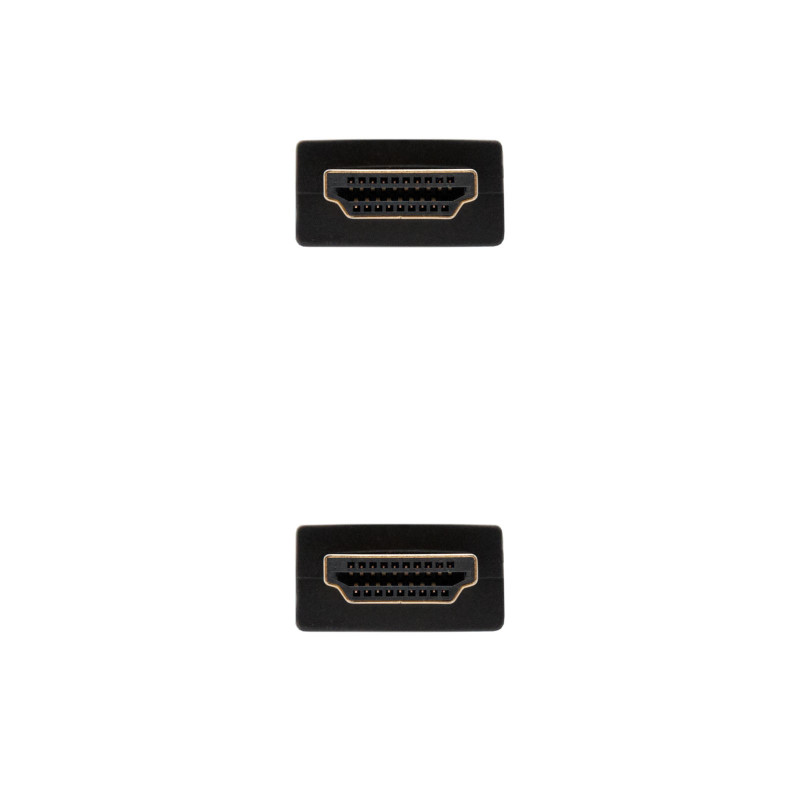 Cable hdmi alta velocidad nanocable 10m -  macho - macho -  negro