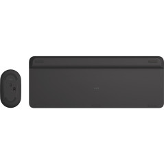 Logitech 920-009198 tastiera Mouse incluso Universale RF Wireless QWERTY Spagnolo Grafite