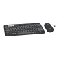 Teclado + mouse logitech pebble 2 combo inalambrico negro