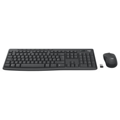 Logitech 920-012071 tastiera Mouse incluso Ufficio RF senza fili + Bluetooth QWERTY Spagnolo Grafite