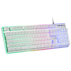Mars Gaming MCPXWES tastiera Mouse incluso USB Spagnolo Bianco
