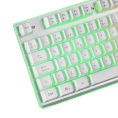 Mars Gaming MCPXWES tastiera Mouse incluso USB Spagnolo Bianco