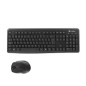 Kit teclado + raton coolbox inalambrico negro coo - ktr - 02w