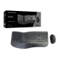 Kit teclado + mouse raton conceptronic orazio02 wireless inalambrico ergonomico