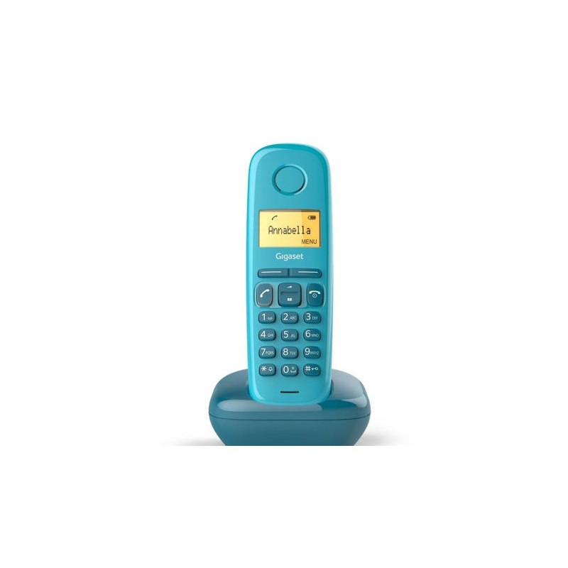 Telefono fijo inalambrico gigaset a170 azul 50 numeros agenda -  10 tonos