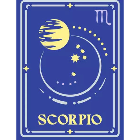 Kit para pintar con nmeros ravensburger creart serie trend d zodiac: escorpio