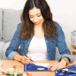Kit para pintar con nmeros ravensburger creart serie trend d zodiac: sagitario