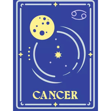 Kit para pintar con nmeros ravensburger creart serie trend d zodiac: cancer