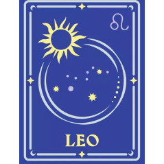 Kit para pintar con nmeros ravensburger creart serie trend d zodiac: leo