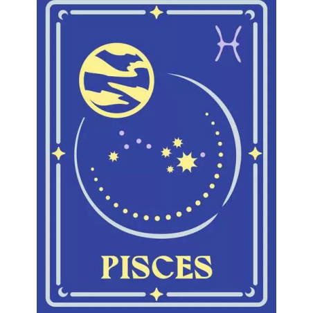 Kit para pintar con nmeros ravensburger creart serie trend d zodiac: piscis