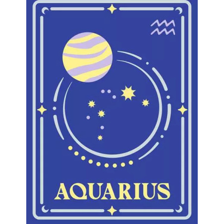 Kit para pintar con nmeros ravensburger creart serie trend d zodiac: acuario