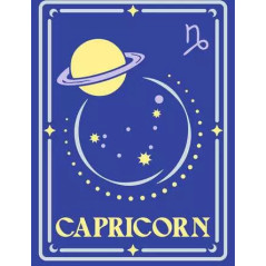 Kit para pintar con nmeros ravensburger creart serie trend d zodiac: capricornio