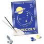 Kit para pintar con nmeros ravensburger creart serie trend d zodiac: capricornio