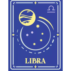 Kit para pintar con nmeros ravensburger creart serie trend d zodiac: libra