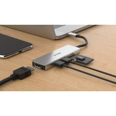 D-Link DUB-M530 replicatore di porte e docking station per laptop Cablato USB 3.2 Gen 1 (3.1 Gen 1) Type-C Alluminio