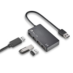 NGS IHUB4 TINY USB 2.0 480 Mbit s Nero