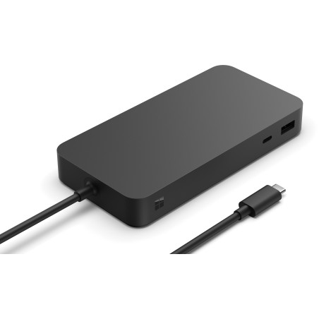 Docking station microsoft surface dock thunderbolt 4 negro 3 x usb tipo a - 3 x usb tipo c -  1 x rj45 - 1 x jack 3.5mm