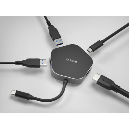 Hub d - link dub - m420 2 usb 3.0 hdmi usb tipo c