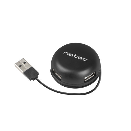 Hub natec bumblebee 4 puertos usb 2.0 negro