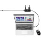 Hub travel g2 hp usb3.0 tipo - c hp usb - c -  2 usb -  1 hdmi -  1 vga -  negro
