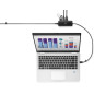 Hub travel g2 hp usb3.0 tipo - c hp usb - c -  2 usb -  1 hdmi -  1 vga -  negro