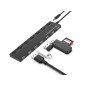 Hub usb 2.0 conceptronic hubbies08 7 puertos con interruptores