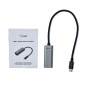Adaptador tarjeta de red i - tec usb - c a gigabit ethernet 10 - 100 - 1000