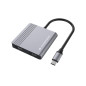 Hub usb tipo c conceptronic donn13g 2 x hdmi - 1 x usb 3.0 - 1 x usb tipo c