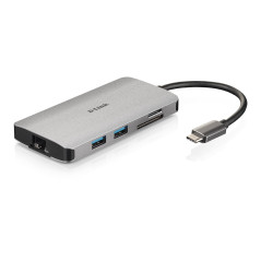 Hub d - link dub - m810 3 usb 3.0 hdmi rj45 usb tipo c lector sd microsd