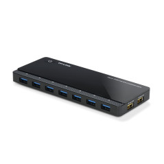 Hub usb tp - link uh720 7 puertos 3.0 con 2 puertos de carga
