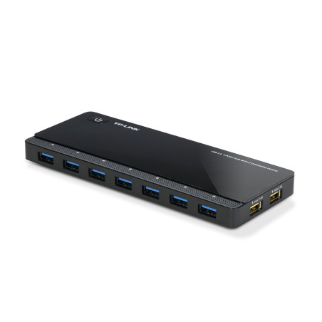 Hub usb tp - link uh720 7 puertos 3.0 con 2 puertos de carga