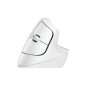 Mouse raton vertical logitech lift 6 botones 4000 dpi wireless inalambrico blanco crudo