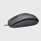 Mouse raton logitech m100 optico usb negro