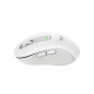 Mouse raton logitech m650 mediano optico wireless inalambrico blanco crudo