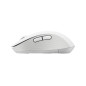 Mouse raton logitech m650 mediano optico wireless inalambrico blanco crudo