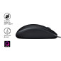 Mouse raton logitech b110 silent optico usb negro